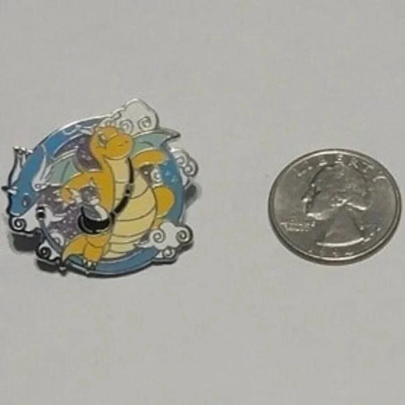 Pokemon Dratini, Dragonair, Dragonite Evolution Enamel Pin - Picture 4 of 5